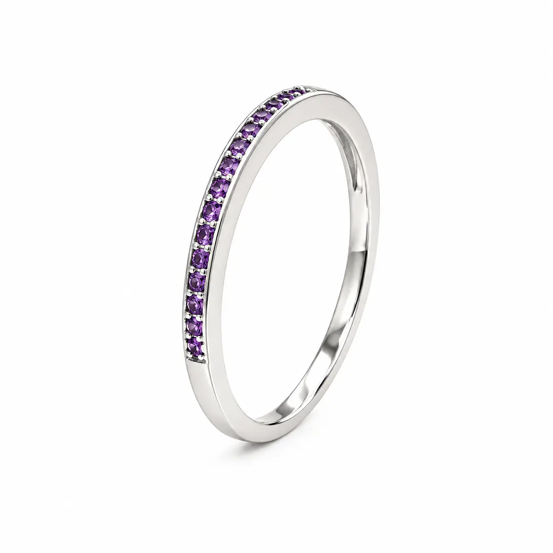 Anillo de plata rodinada fabricación Italiana - ley 925 - modelo SL60268E1 1