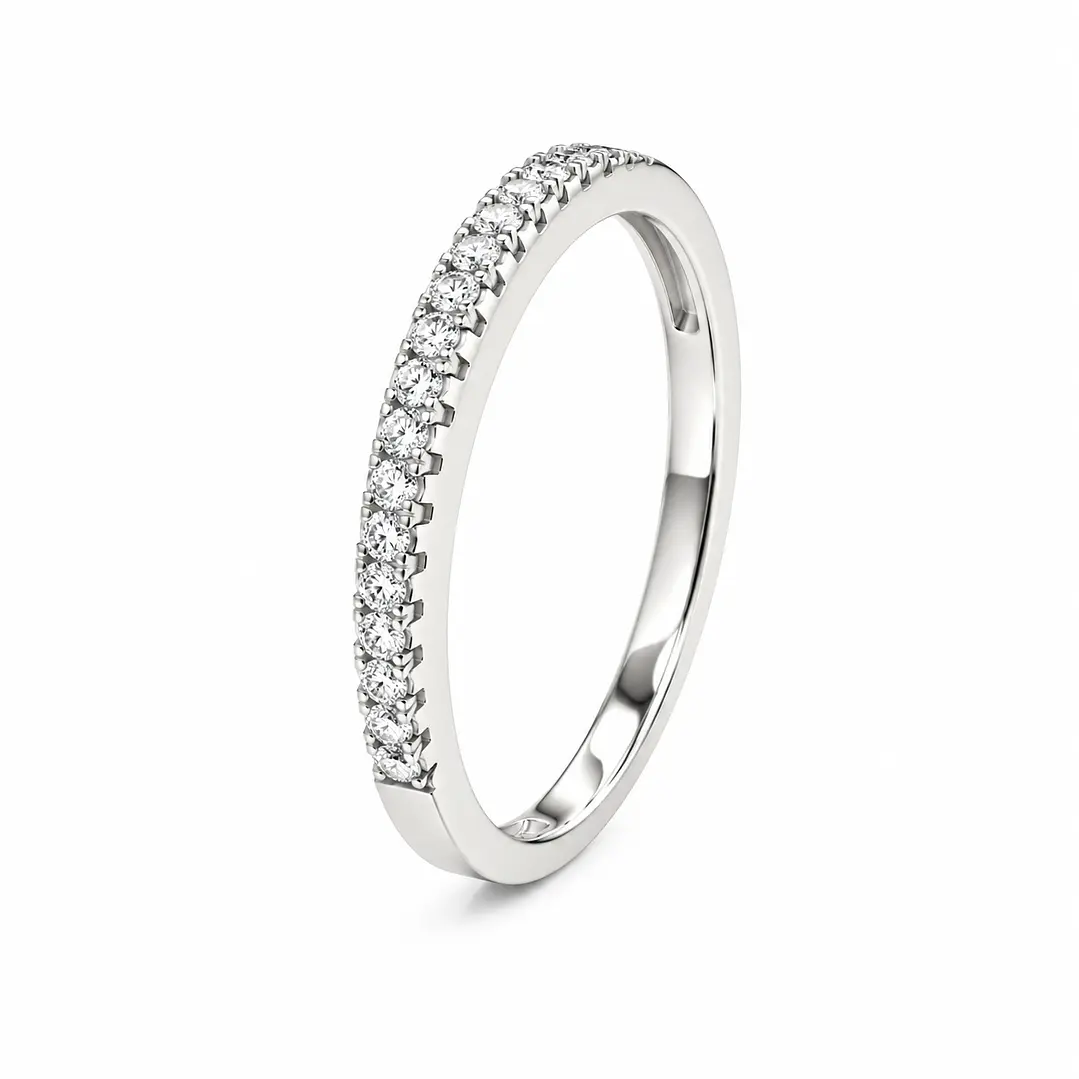 Anillo de plata rodinada fabricación Italiana - ley 925 - modelo SL30244A1 1