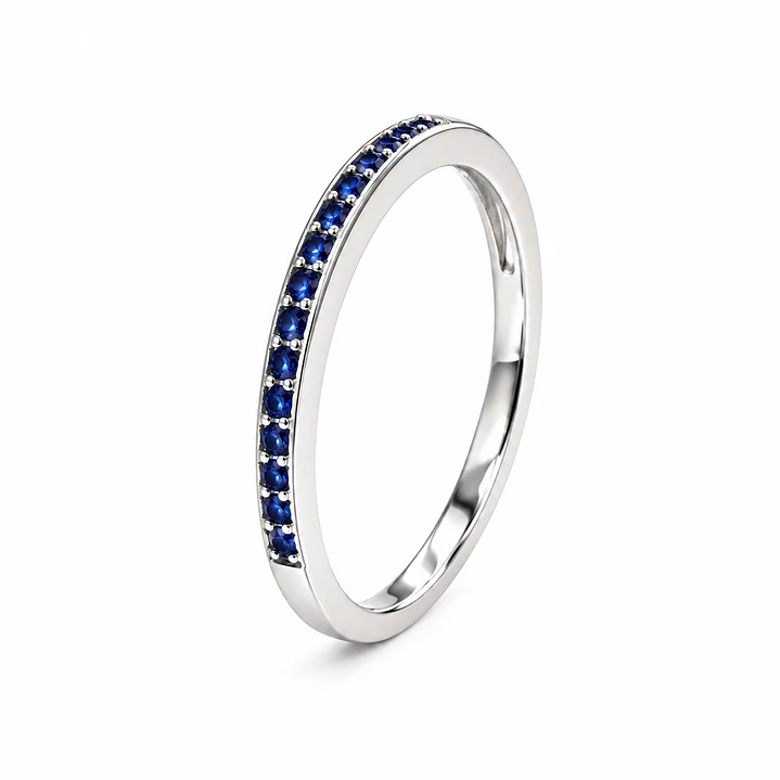 Anillo de plata rodinada fabricación Italiana - ley 925 - modelo SL60268G1 1