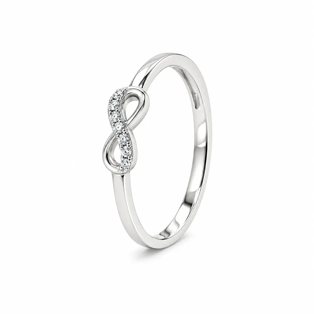 Anillo de plata rodinada fabricación Italiana - ley 925 - modelo 8260FRSWSH2 1