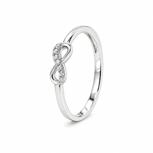 Anillo de plata rodinada fabricación Italiana - ley 925 - modelo 8260FRSWSH2