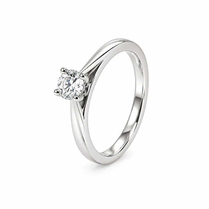 Anillo de plata rodinada fabricación Italiana - ley 925 - modelo R-1701 1