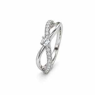 Anillo de plata rodinada fabricación Italiana - ley 925 - modelo R-1706