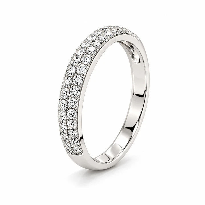Anillo de plata rodinada fabricación Italiana - ley 925 - modelo SL30262D1 1
