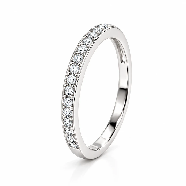Anillo de plata rodinada fabricación Italiana - ley 925 - modelo SL60268A1 1