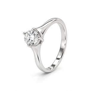 Anillo de plata rodinada fabricación Italiana - ley 925 - modelo SL31500A1T