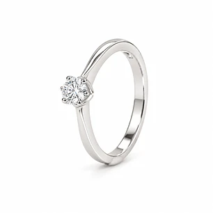 Anillo de plata rodinada fabricación Italiana - ley 925 - modelo R-0701C