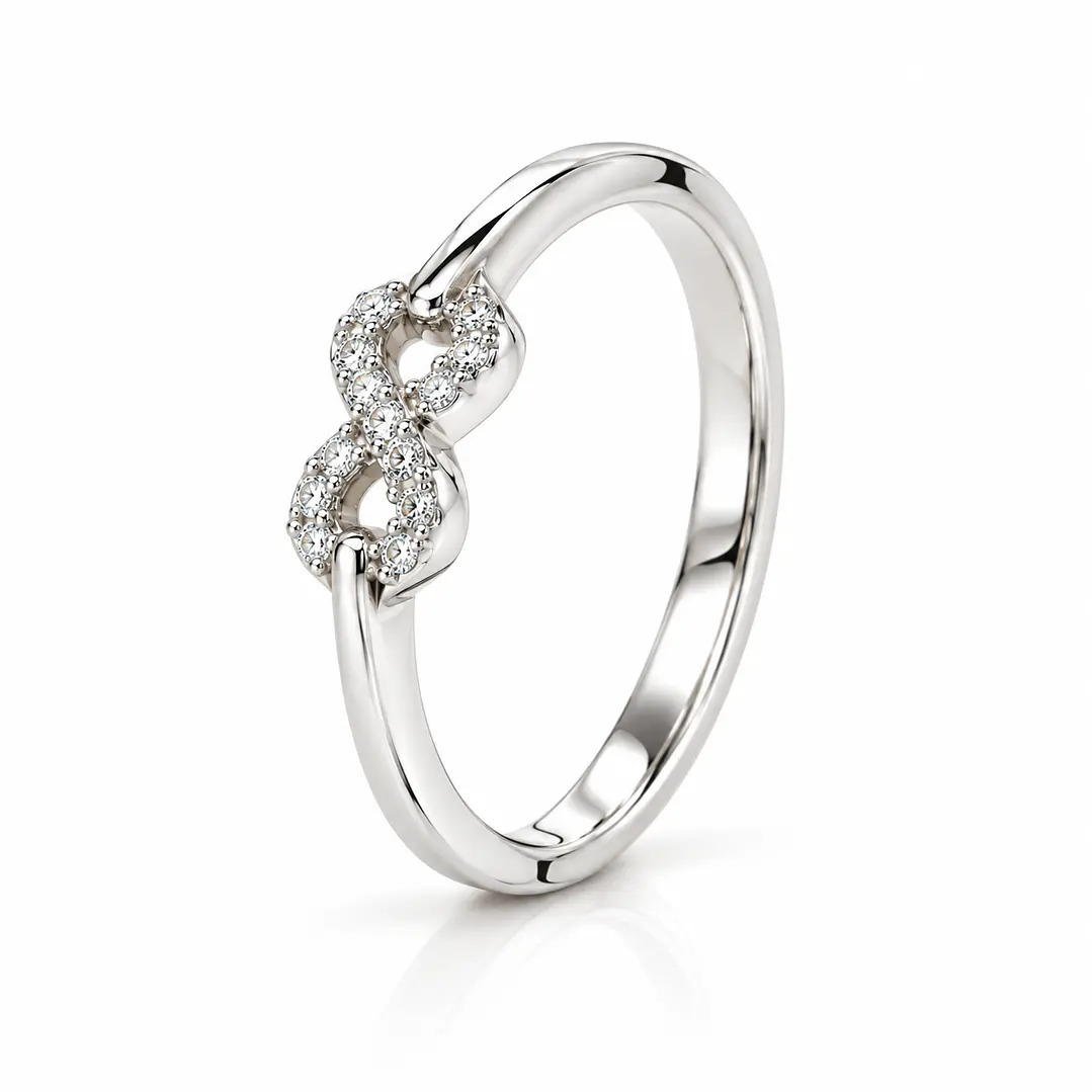 Anillo de plata rodinada fabricación Italiana - ley 925 - modelo SL32485A1 1