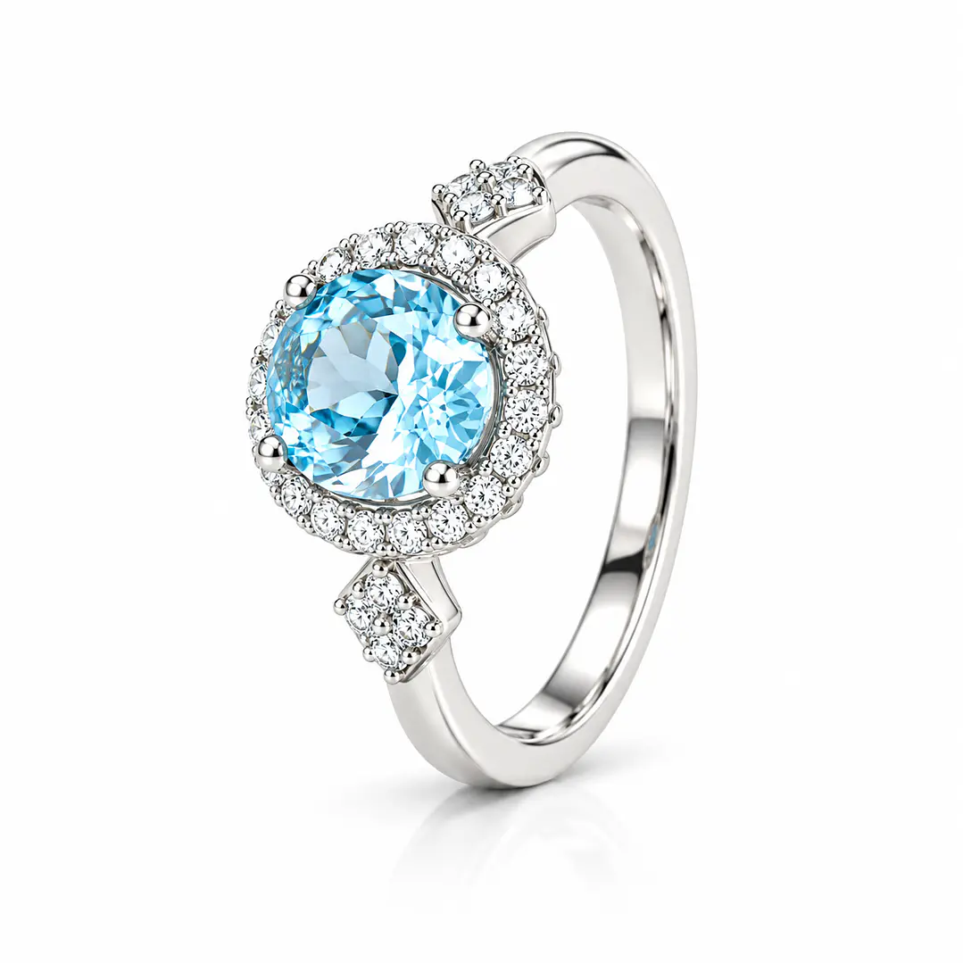 Anillo de plata rodinada fabricación Italiana - ley 925 - modelo R-0068 TA 1