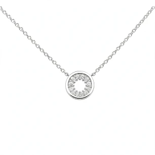 Cadena de Plata Rodinada Fabricación Italiana 925 modelo 4471FNSWSH1