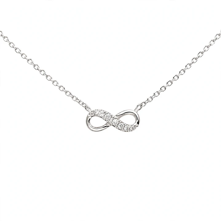 Collar infinito de Plata Rodinada Fab. Italiana 925 1