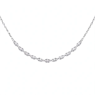 Cadena de Plata Rodinada Fabricación Italiana 925 modelo 11177FNSWSH1