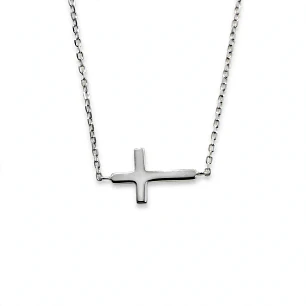Collar de Plata Rodinada Fabricación Italiana 925 modelo 8361FNSWSH1