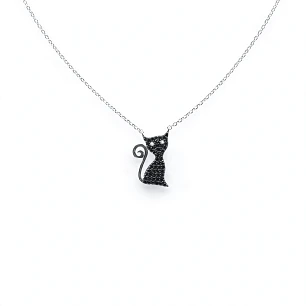 Collar de Plata Rodinada Fabricación Italiana 925 modelo 14617FNSWSH1