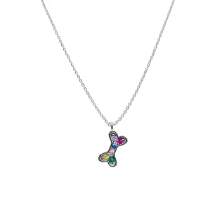 Cadena de Plata Rodinada Fabricación Italiana 925 modelo 10291FNSWSH2