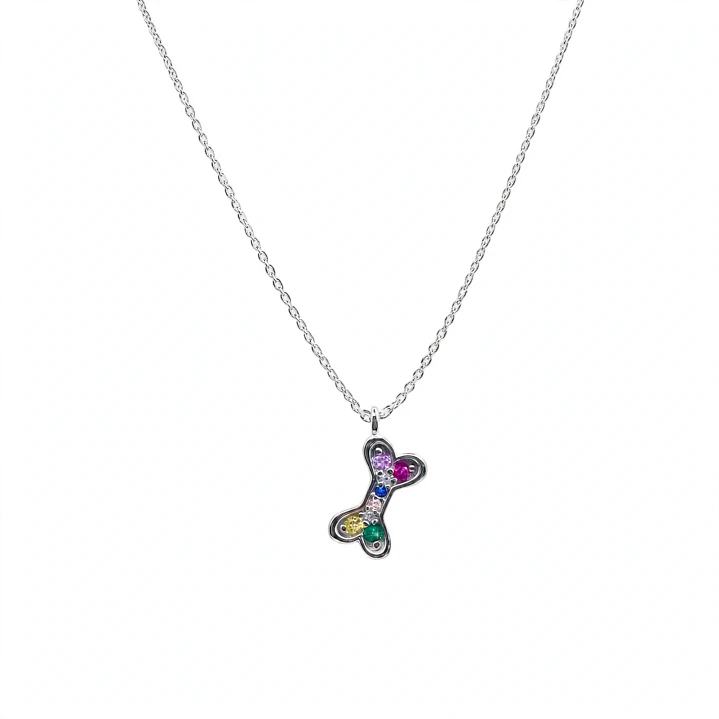 Cadena de Plata Rodinada Fabricación Italiana 925 modelo 10291FNSWSH2 1