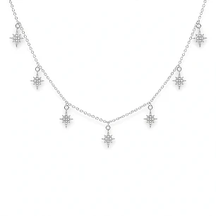 Cadena de Plata Rodinada Fabricación Italiana 925 modelo 18082FNSWSH1