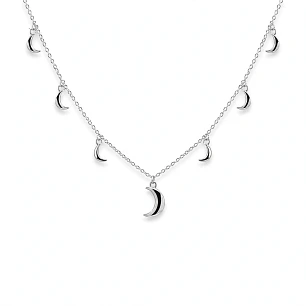 Cadena de Plata Rodinada Fabricación Italiana 925 modelo 18083FNSWSH1