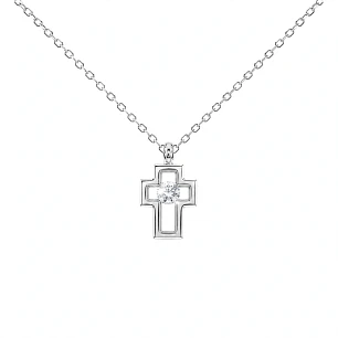 Cadena de Plata Rodinada Fabricación Italiana 925 modelo 7976FNSWSH1