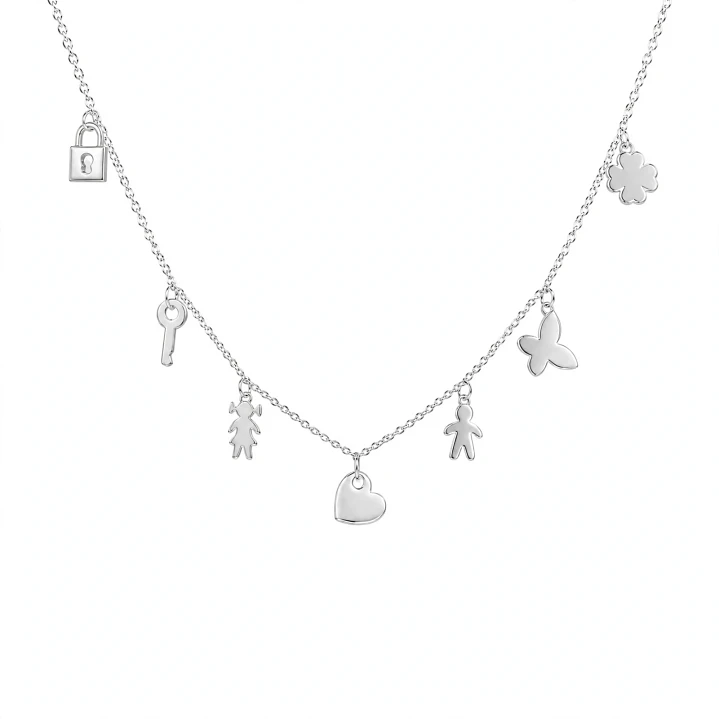 Cadena de Plata Rodinada Fabricación Italiana 925 modelo 8341FNSWSH1 1
