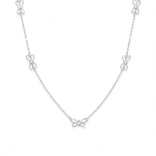 Cadena de Plata Rodinada Fabricación Italiana 925 modelo 8625FNSWSH1