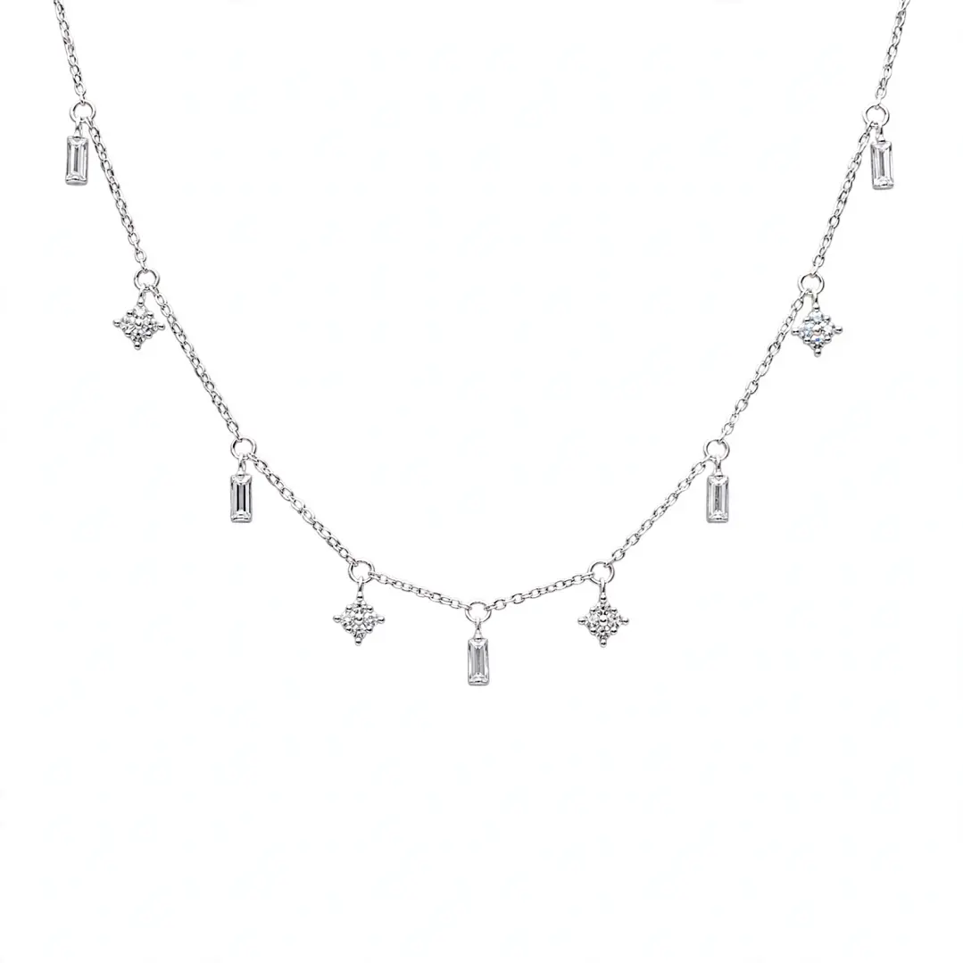 Cadena de Plata Rodinada Fabricación Italiana 925 modelo 9206FNSWSH1 1