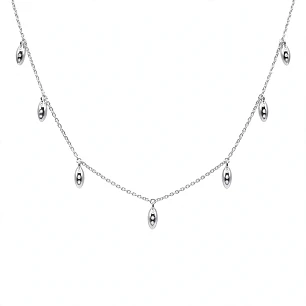 Cadena de Plata Rodinada Fabricación Italiana 925 modelo 9247FNSWSH1