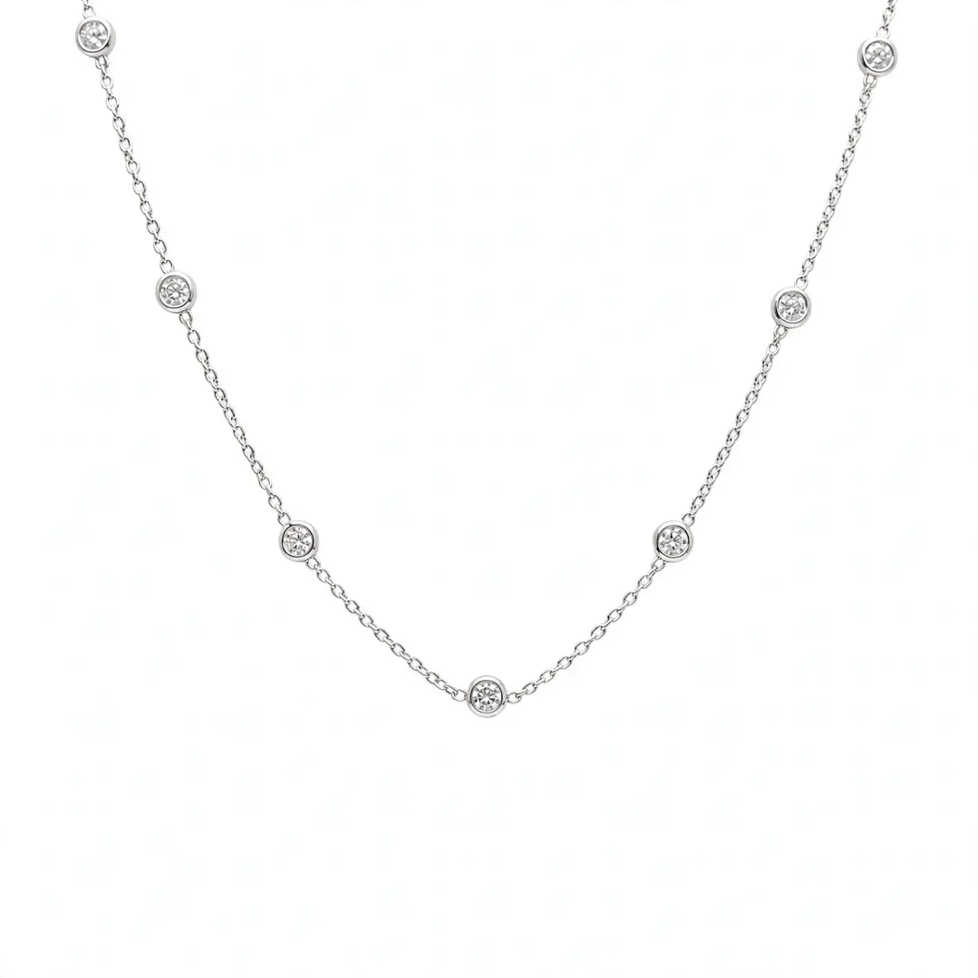 Cadena de Plata Rodinada Fabricación Italiana 925 modelo 9257FNSWSH1 1