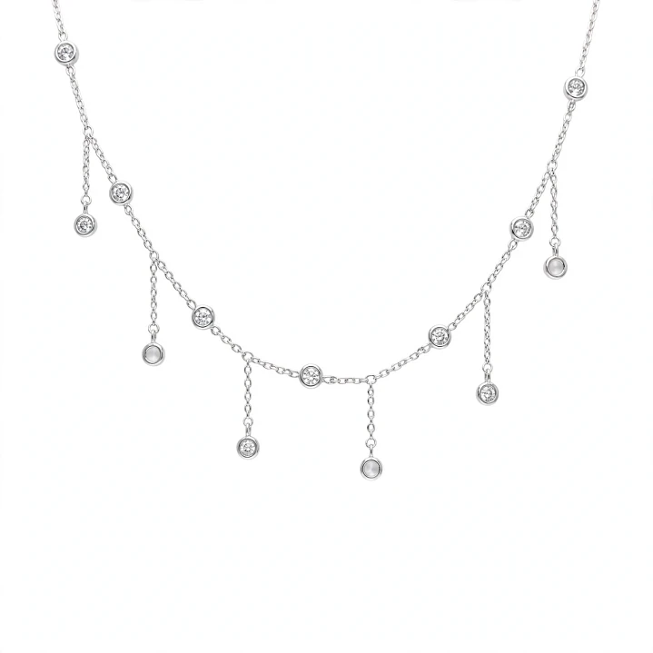 Cadena de Plata Rodinada Fabricación Italiana 925 modelo 9258FNSWSH1 1