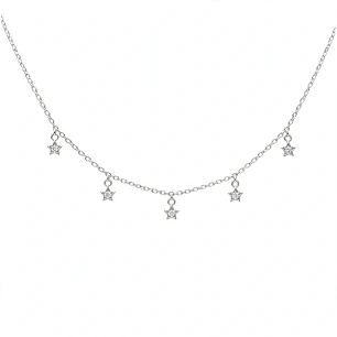 Cadena de Plata Rodinada Fabricación Italiana 925 modelo 9987FNSWSH1