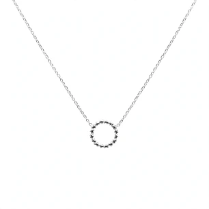 Cadena de Plata Rodinada Fabricación Italiana 925 modelo GIA11680