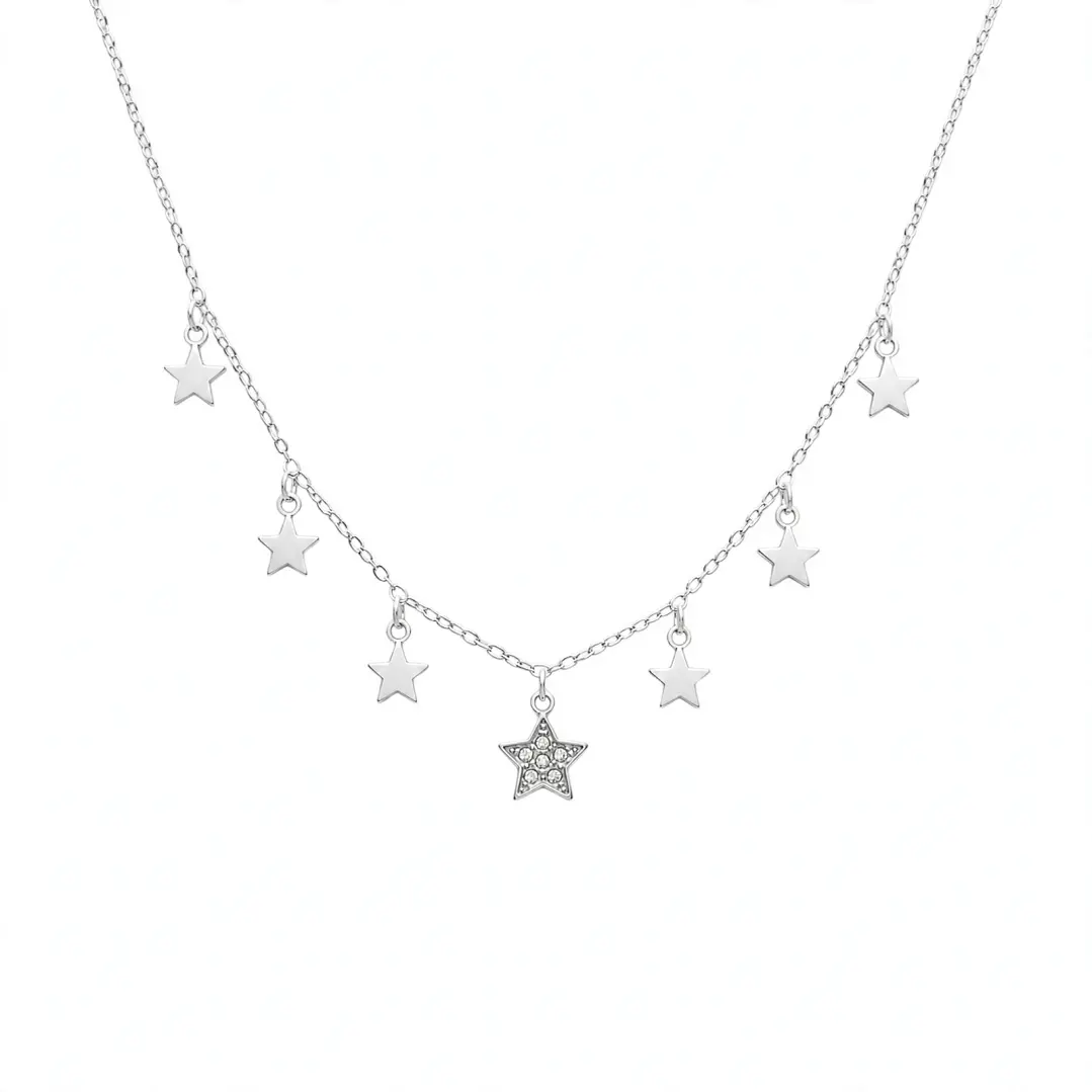 Cadena de Plata Rodinada Fabricación Italiana 925 modelo GIA11736 1