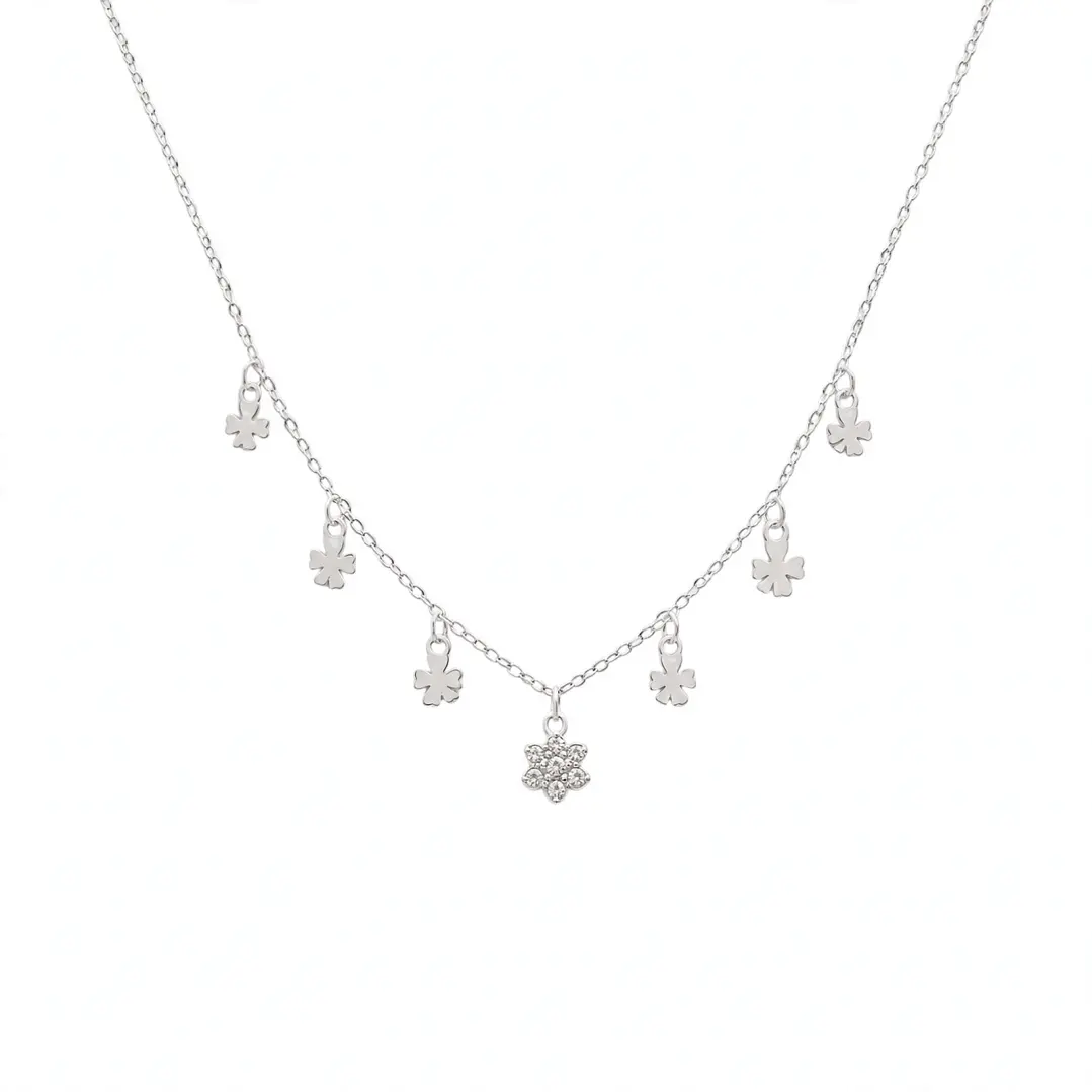 Cadena de Plata Rodinada Fabricación Italiana 925 modelo GIA11737  1