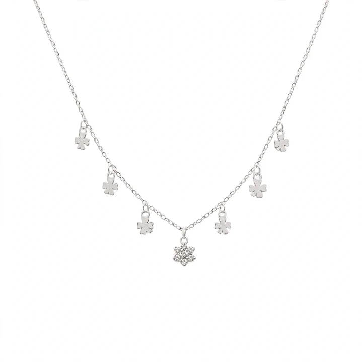 Cadena de Plata Rodinada Fabricación Italiana 925 modelo GIA11737  1