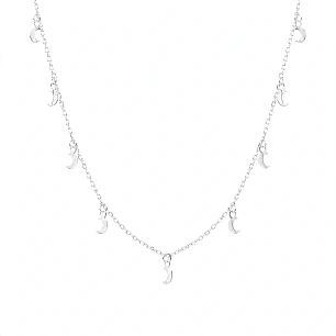 Cadena de Plata Rodinada Fabricación Italiana 925 modelo GIA11747