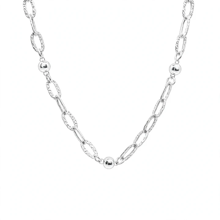 Cadena de Plata Rodinada Fabricación Italiana 925 modelo GIA11798 1