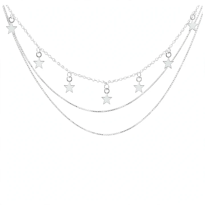Cadena de Plata Rodinada Fabricación Italiana 925 modelo GIA11821 1