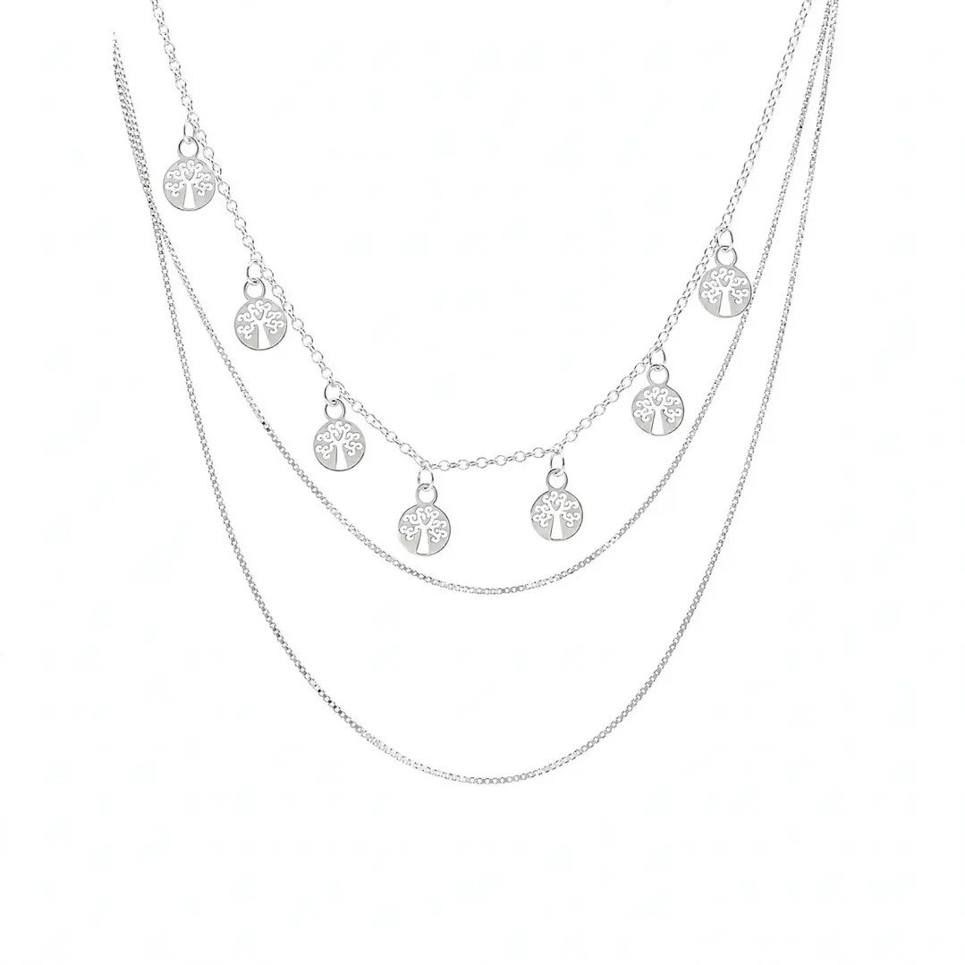 Cadena de Plata Rodinada Fabricación Italiana 925 modelo GIA11822 1