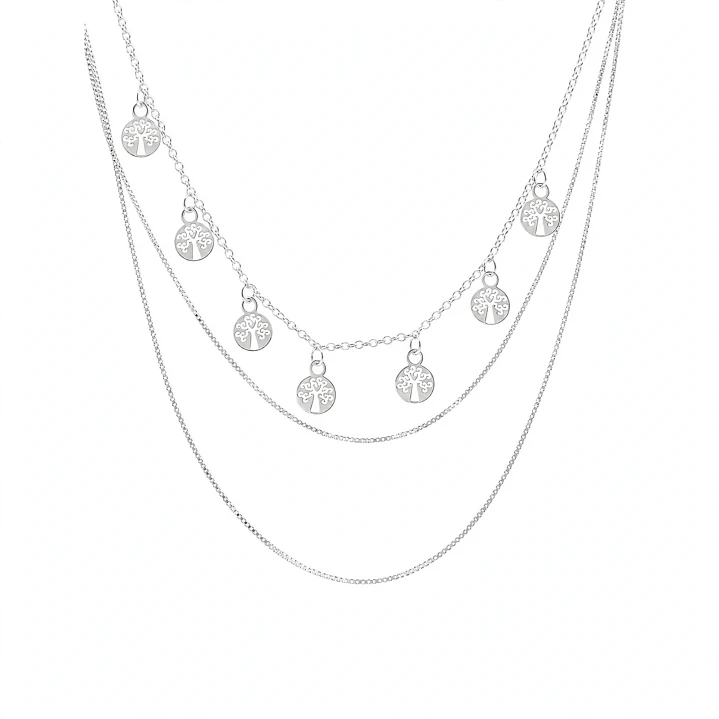 Cadena de Plata Rodinada Fabricación Italiana 925 modelo GIA11822 1