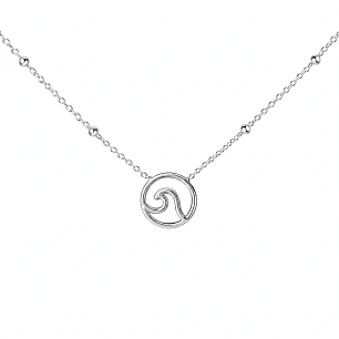 Cadena de Plata Rodinada Fabricación Italiana 925 modelo GIA12357