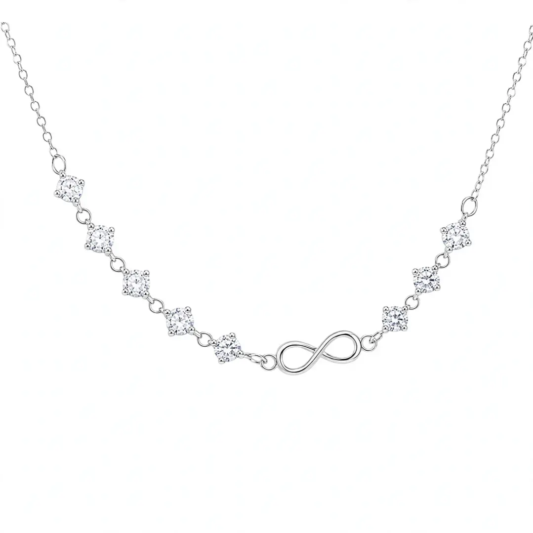 Cadena de Plata Rodinada Fabricación Italiana 925 modelo GIA12389 1