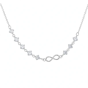 Cadena de Plata Rodinada Fabricación Italiana 925 modelo GIA12389