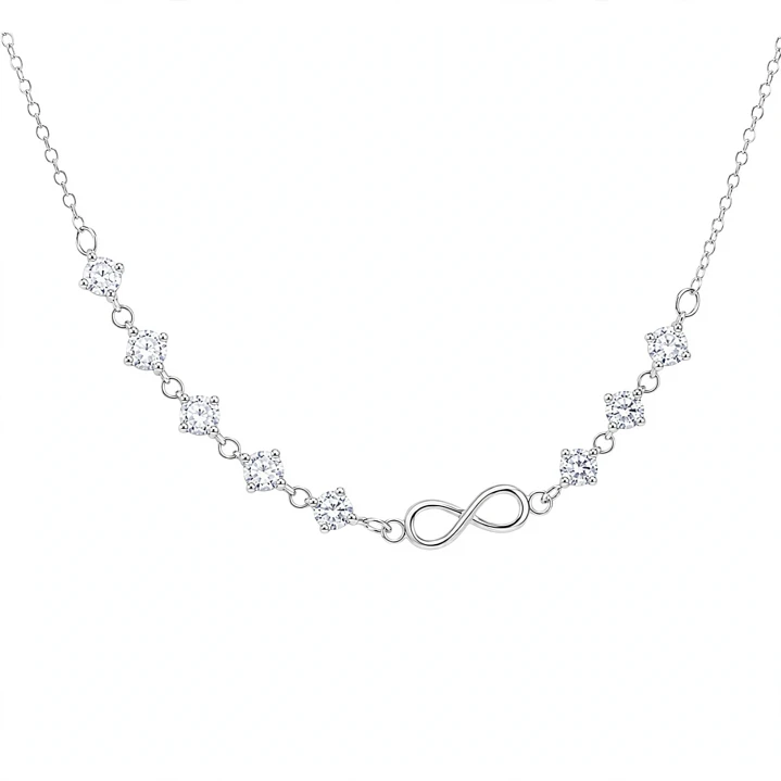 Cadena de Plata Rodinada Fabricación Italiana 925 modelo GIA12389 1