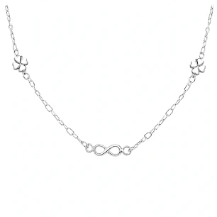 Cadena de Plata Rodinada Fabricación Italiana 925 modelo GIA13811