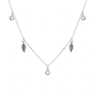 Cadena de Plata Rodinada Fabricación Italiana 925 modelo SWN10296-08