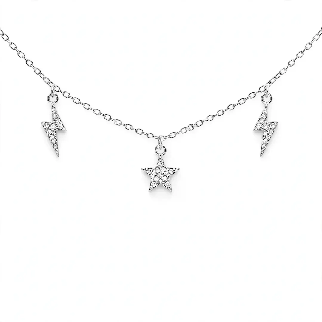 Cadena de Plata Rodinada Fabricación Italiana 925 modelo 18080FNSWSH1 1