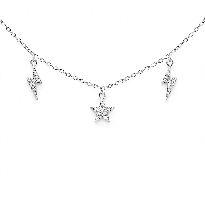 Cadena de Plata Rodinada Fabricación Italiana 925 modelo 18080FNSWSH1 1