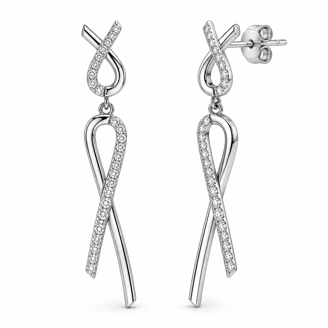 Aros plata rodinada ley 925 circones esmeraldina SE50183AB1T 1