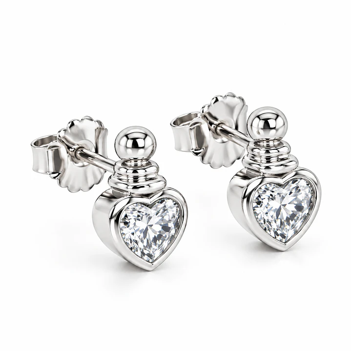 Aros plata rodinada  ley 925 circones zafiro SE92368A1 1