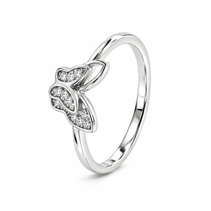 Anillo de plata rodinada fabricación Italiana - ley 925 - modelo 14174FRSH2
